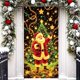 thumbnail image 4 of Banner de la Cubierta de la Puerta de Poliéster de las Decoraciones Del Árbol de Navidad Al Aire Libre 90 * 180cm, 4 of 6