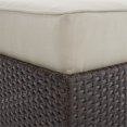 thumbnail image 2 of Serta Laguna Wicker Patio Ottoman in Brown, 2 of 8