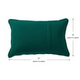 thumbnail image 5 of Sunbrella 21 x 14 in. Rectangle Outdoor Throw Pillow (2-Pack) - Canvas Forest, 5 of 6