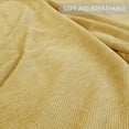 thumbnail image 5 of Kasentex  Knitted Throw Blanket Soft Waffle Throw with Decorative Color and Design for Couch Sofa, Office and Bed Mustard Yellow 30 x 40, 5 of 5