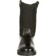 thumbnail image 4 of Rocky Men's 10" Warden Pull-On Wellington Public Service Boot Black - FQ0006300, 4 of 7