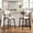 Black, variant on JERBOR Counter Height Bar Stools Set of 4, Upholstered Counter Stools Modern Barstools with Metal Legs for Kitchen Island Dining Room, Beige