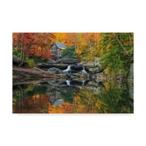 Trademark Fine Art 'Grist Mill In The Fall' Canvas Art by Galloimages Online