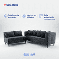 thumbnail image 2 of LASE Muebles Sala Esquinera Italia Sofá + Loveseat Configurable en L 6 cojines Marfil, 2 of 7