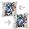 thumbnail image 2 of Astro Bot Fundas de almohada de terciopelo con tema, regalos de funda de almohada, decoración para el hogar, cojín de lanzar, regalo de cumpleaños para fans y parejas. 50cm x 50cm., 2 of 6