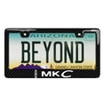 thumbnail image 2 of Lincoln MKC Black Real 3K Carbon Fiber Finish ABS Plastic License Plate Frame, 2 of 8