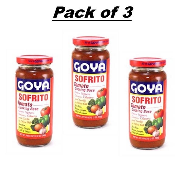 Goya Sofrito Tomato Cooking Base 12 Ounces (Pack of 3)
