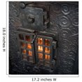 thumbnail image 2 of Wallmonkeys Cast Iron Fireplace Peel and Stick Wall Decals Mural WM109758 (17 in W x 18 in H), 2 of 4