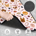 thumbnail image 3 of Naloa Cute Dog Car Foot Mat Set of 4 Pieces - Universal Floor Liner Neoprene Full Set Floor Mats for Cars Trucks SUV, 3 of 7