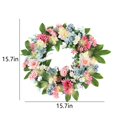 thumbnail image 3 of Garland for Valentine's Day Decorations Christmas Wreath Pre-Lit Artificial Valentine's Day Wreath for Indoor Outdoor Christmas Decorations Valentine's Day Gifts, 3 of 6
