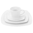 thumbnail image 3 of Vajilla de Porcelana Crown Baccara 20 piezas para 4 personas CUADRATA Clásica, 3 of 6