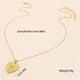 thumbnail image 5 of Joyeros, oro amarillo macizo, 12 mm, rosas, medallón colgante, para fotos, mensajes, sentimental, 5 of 6