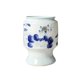 thumbnail image 1 of Maceta de cerámica de alta temperatura Jingdezhen con base alta de porcelana azul y blanca pintada a mano, 1 of 5