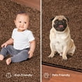 thumbnail image 6 of Furnish My Place Brown 4' x 8' Solid Color Rug Runner, Made In Usa, Living Room, Indoor, 6 of 12