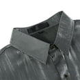 thumbnail image 5 of Cloudstyle Men's Casual Solid Long Sleeve Shirt - Relaxed Fit, Soft Fabric for Everyday Wear, 5 of 8
