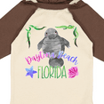 thumbnail image 4 of Inktastic Daytona Beach Florida Cute Swimming Manatee Boys or Girls Long Sleeve Baby Bodysuit, 4 of 5