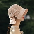 thumbnail image 5 of Hats for Women Spring Summer H Made Foldable Rear Split Strap Fisherman Straw Hats, 5 of 5