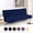 Blue, variant on Futon Slipcover Armless Sofa Cover Stretch Sofa Bed Slipcover Protector Elastic Black
