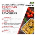 thumbnail image 4 of Charola de aluminio Isikoch 1 lb 5 piezas, 4 of 4