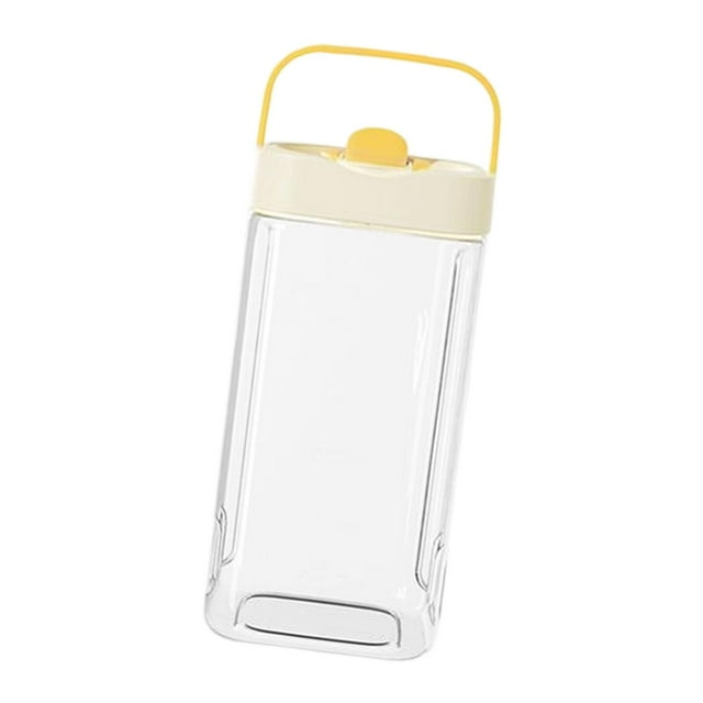 Jarra de agua, jarra para infusionar frutas, recipiente para limonada, tetera portátil para frutas Amarillo 35L