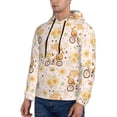 thumbnail image 3 of Lsque Cute Bee Gnome1 Pattern Casual Men's Hoodie,Hooded Sweatshirt with Kangaroo Pocket,Pullover Hoodie-Medium, 3 of 7