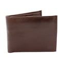 thumbnail image 1 of Cartera Hombre Piel Genuina Bifold Compartimento Secreto Interiores en Tela Chocolate, 1 of 8