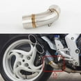 thumbnail image 3 of Motorcycle Exhaust Link Pipe Mid Pipe Accessories For CB1000R 2008 2009 2010 2011-2016 Silp On Exhaust Muffler, 3 of 7