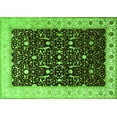 thumbnail image 1 of Ahgly Company Indoor Rectangle Persian Green Traditional Area Rugs, 5' x 8', 1 of 1