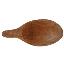 47th & Main Mango Wood Kitchen Scoop Spoon, 4.25 x 1.75-Inches, Natural