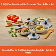IMUSA 0.5qt Cast Aluminum Mini Caldero 4pc Set