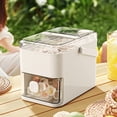thumbnail image 2 of Langgg Easy Release Ice Maker Tray With One Click Demolding Function Multi Layer 28 grid green, 2 of 6