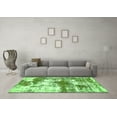 thumbnail image 3 of Ahgly Company Indoor Rectangle Abstract Green Modern Area Rugs, 7' x 9', 3 of 4