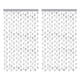 thumbnail image 1 of 2 uds flecos de papel de aluminio con forma de copo de nieve, flecos metálicos brillantes para decoración de fiesta de cumpleaños de niña, 1 of 5