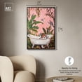 thumbnail image 5 of Fresh Jungle Bath Canvas Jungle Bathroom Art by Art Remedy, Black Frame, 24" x 36", 5 of 7