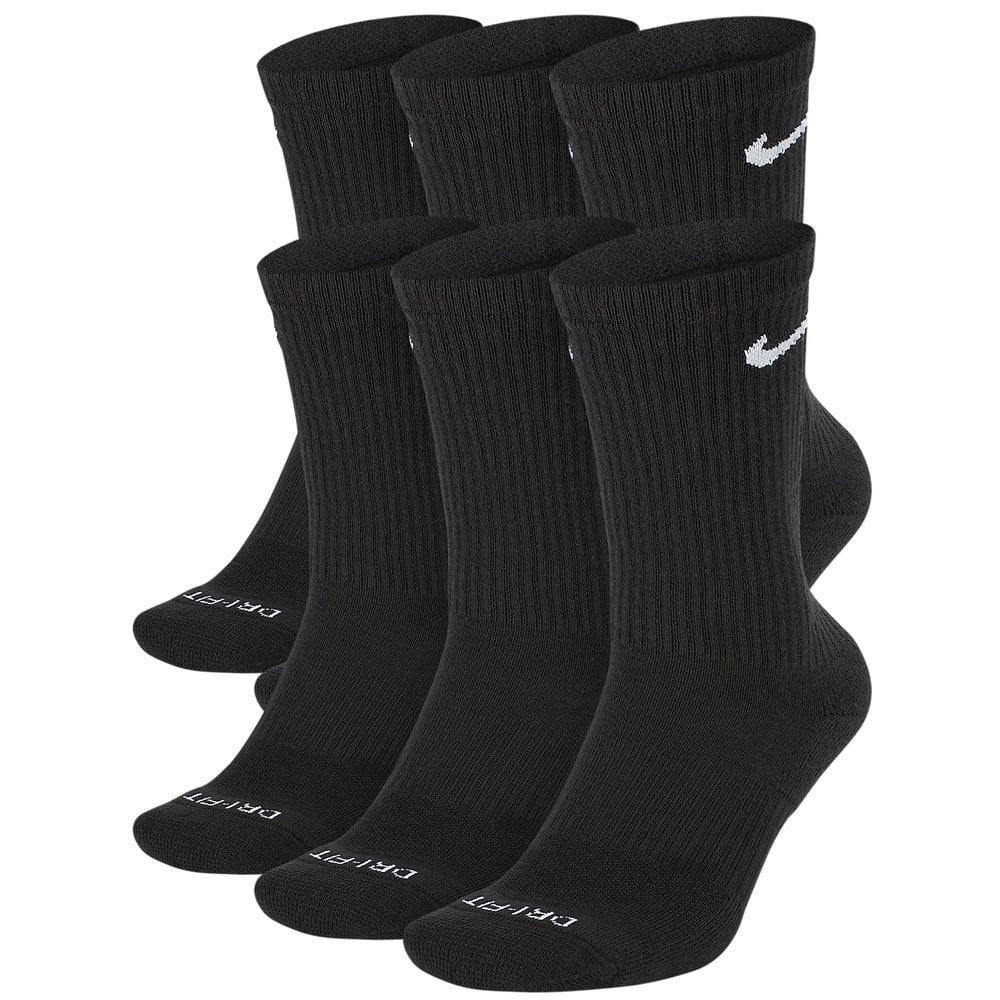 Nike Men s Everyday Plus Cushion Crew Socks Med White SX6897 100