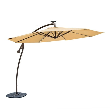 Grand 9 Ft Solar Cantilever Umbrella