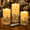 Forest Deer, variant on Mas Fiber Opticlessar Candles With Remote Santa Snowman Led Holiday Winter Decor Set Of 3