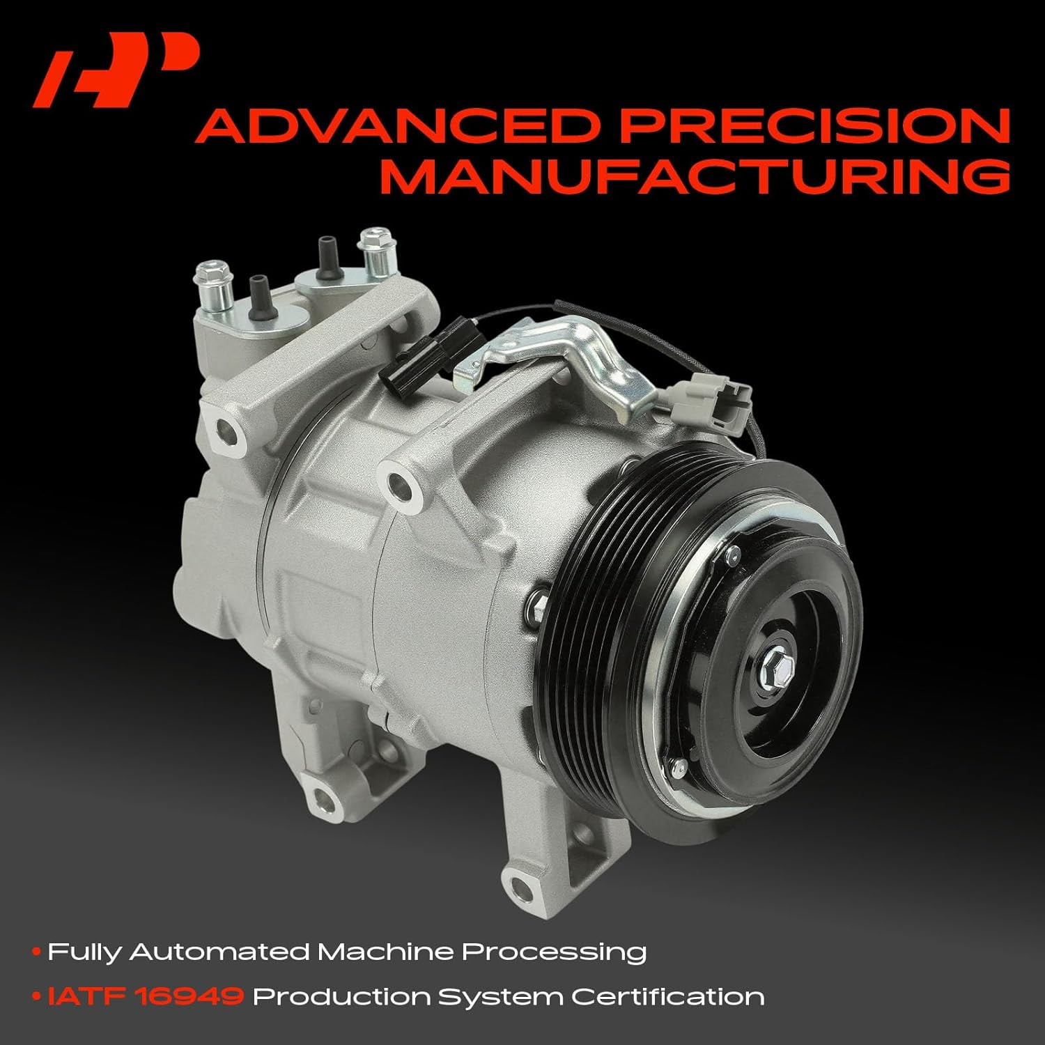 A-Premium AC Compressor with Clutch Compatible with Infiniti QX60 2014-2017 Nissan Altima 2013-2018 Pathfinder Rogue Rogue Select L4 2.5L