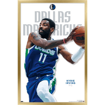 NBA Dallas Mavericks - Kyrie Irving Feature Series 23 Wall Poster, 14.725" x 22.375" Framed