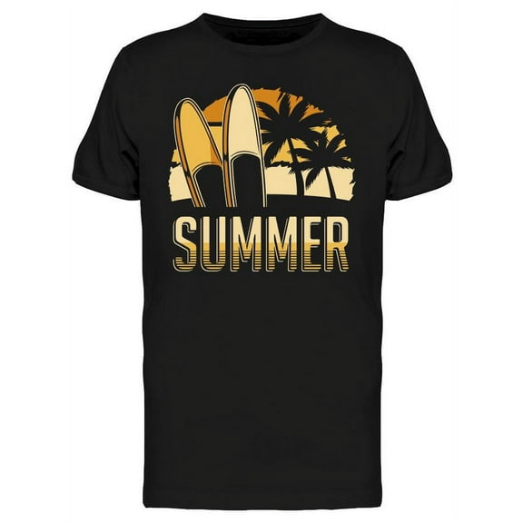 Retro Summer Surfing Design T-Shirt Men -Image by Shutterstock, Male Medium