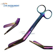 VR Instrument Supply Lister Bandage Scissors 7.25" Stainless Steel Shears - Multi-Colored Rainbow