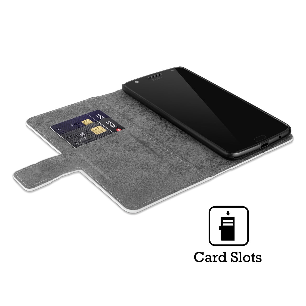 Head Case Designs NFL Buffalo Bills Logo Plain Leather Book Wallet Case Cover For Motorola Moto G Stylus 5G (2024)