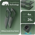 thumbnail image 2 of TUDIA MergeGrip Honor Magic 6 Pro Étui 5G 2024 Double Couche Prise Robuste - Vert Pin, 2 of 7