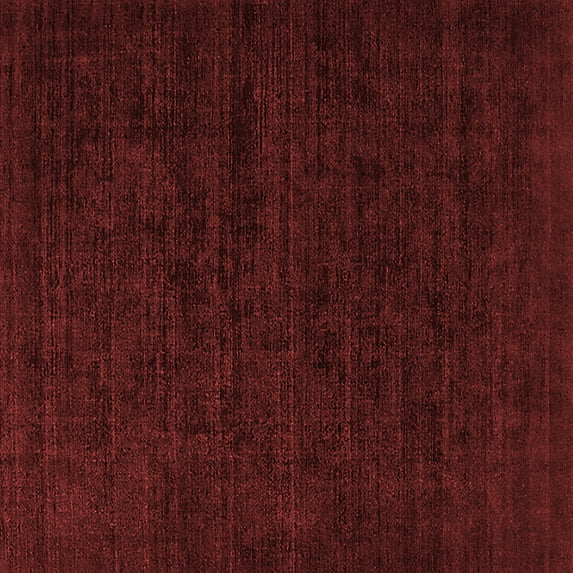 Ahgly Company Indoor Square Solid Red Modern Area Rugs, 5' Square