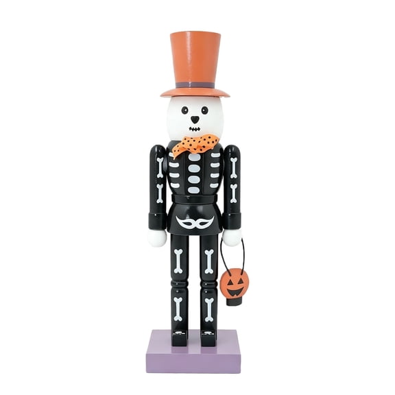 Kojanyu Wooden Halloween Ornament, Indoor Outdoor Party Home Garden Table Mantel Scary House Decor for Spooky Celebrations.