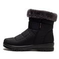 thumbnail image 6 of Women Boots Snow Fur Women Shoes Zipper Platform Fashion Shoes for Women Ankle Boots Waterproof Flat Botas Mujer Winter Shoes (Red,36), 6 of 7