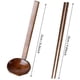 thumbnail image 3 of piezas de cuchara grande japonesa de mango largo, cuchara para ramen, cuchara de madera para olla caliente, cuchara de concha, cuchara de madera para arroz, sopa y postre, 3 of 7