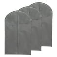 thumbnail image 1 of Unique Bargains 31' Garment Bag, 3 Pack Breathable Suit Bag for Storage Hanging Clothes, Gray, 1 of 7