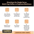thumbnail image 5 of HARRIS Coffee Machine Descaler Descaling Solution - 32 Fl. Oz. (8 Uses) Compatible with Keurig,Nespresso,Breville,Delonghi, Jura Ninja - Espresso Coffee Maker Cleaner, Limescale Remover, 5 of 9