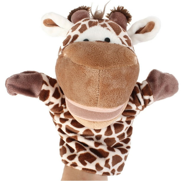 Hand Puppets Plush Doll Toy Cartoon Animals Baby Deer Story Telling ...